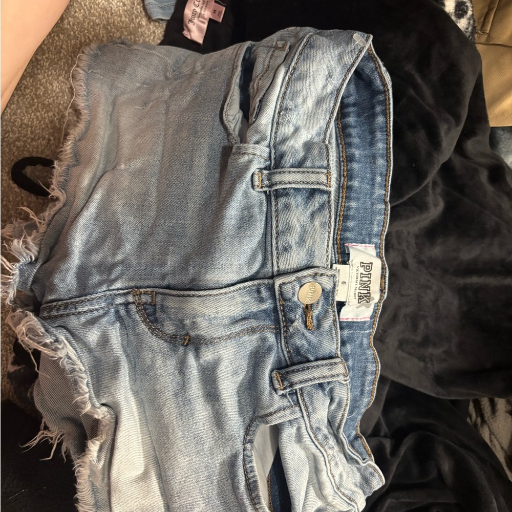 PINK Victoria's Secret Light Blue Denim Jeans